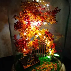 چراغ خواب پارک طرح پاییزی