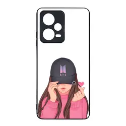 قاب گوشی xiaomi redmi note 12 pro 5g طرح دخترانه کد ۳۲۴۹۷