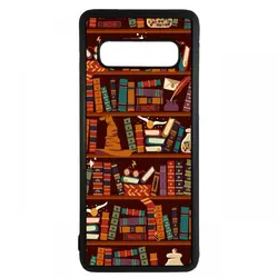 قاب گوشی samsung galaxy s10 طرح کتابخانه کد ۱۹۶۷۳