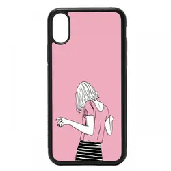 قاب گوشی apple iphone x-xs طرح دخترانه کد ۱۹۱۲۴