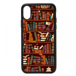 قاب گوشی apple iphone xs max طرح کتابخانه کد ۱۸۹۹۸