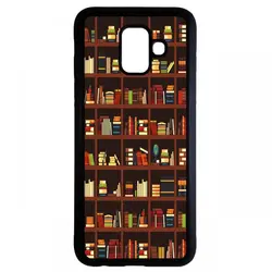کاور samsung galaxy a8 plus طرح کتابخانه کد ۱۷۲۸۹