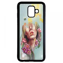 کاور samsung galaxy a8 2018 طرح دخترانه کد ۱۷۲۶۳