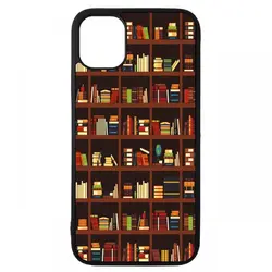 قاب گوشی apple iphone 11 pro طرح کتابخانه کد ۱۵۱۲۳