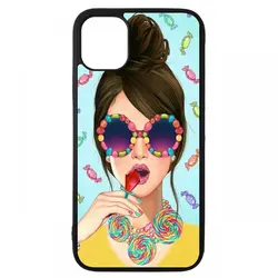 قاب گوشی apple iphone 11 طرح دخترانه کد ۱۵۰۴۲