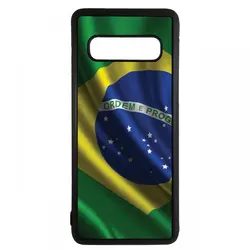 قاب گوشی samsung galaxy s10 طرح پرچم برزیل کد ۱۴۵۱۸