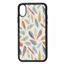 قاب گوشی apple iphone x-xs طرح پر پرنده کد ۱۲۴۹۲
