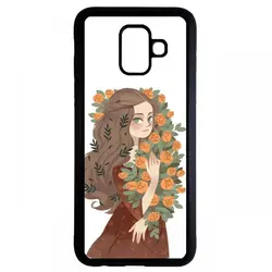 قاب گوشی samsung galaxy a6 plus طرح دیوار دخترانه کد ۱۱۲۵۴