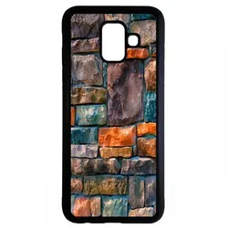 قاب گوشی samsung galaxy a6 plus طرح دیوار سنگی کد ۱۱۲۵۰