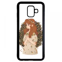 قاب گوشی samsung galaxy a6 plus طرح دخترانه کد ۱۱۲۴۲