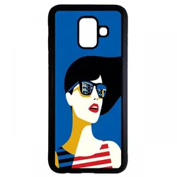 قاب گوشی samsung galaxy a6 plus طرح دخترانه کد ۱۱۱۴۷