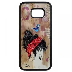 قاب گوشی samsung galaxy s6 edge plus طرح دخترانه کد ۲۳۸۵