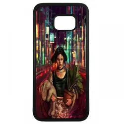 قاب گوشی samsung galaxy s7 edge طرح دخترانه کد ۲۴۸۳