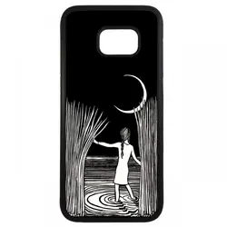 قاب گوشی samsung galaxy s7 edge طرح دخترانه کد ۲۴۶۳