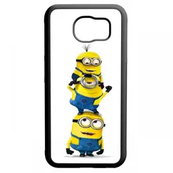 کاور samsung galaxy s6 edge طرح مینیون کد ۸۷۵۲