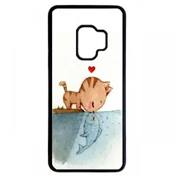 کاور samsung galaxy s9 plus طرح گربه کد ۸۴۸۷