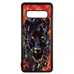 کاور  samsung galaxy s10 plus طرح پلنگ سیاه کد ۷۴۱۵