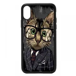 قاب گوشی apple iphone xs max طرح گربه کد ۰۲۰۴