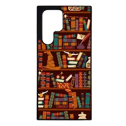 قاب samsung galaxy s22 ultra طرح کتابخانه کد ۲۸۰۷۲