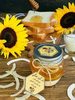 عسل بهاره به همراه کره نارگیل