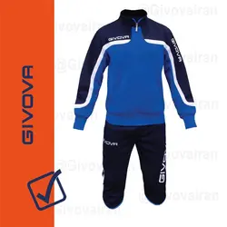 ست سویشرت و شلوارک ورزشی مردانه جیووا مدل TT009 Tracksuit with 3/4 Pant