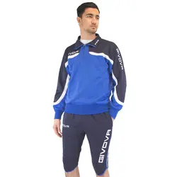 ست سویشرت و شلوارک ورزشی مردانه جیووا مدل TT009 Tracksuit with 3/4 Pant
