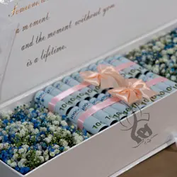 جعبه گل و پول برای سرباز | خرید جعبه کادو برای سرباز