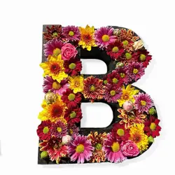 باکس گل حروف ارزان - خرید باکس گل حروف با گل ارزان قیمت