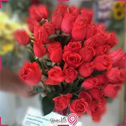 دسته گل رز هلندی 20 شاخه و بیشتر