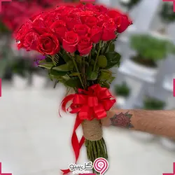 دسته گل رز هلندی 20 شاخه و بیشتر