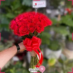 دسته گل رز هلندی 20 شاخه و بیشتر