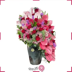 گلدان گل لاکچری