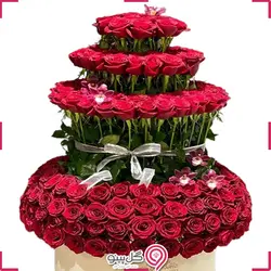 باکس گل رز لاکچری