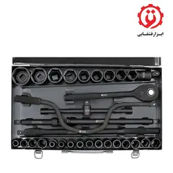 جعبه بکس 1/2 درایو فشار قوی 32 عددی داناپلاس مدل D7940132