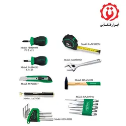 مجموعه 104 عددی ابزار آلات تاپ تول مدل GCZ-104A