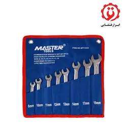 مجموعه 8 عددی آچار یکسر رینگی یکسر تخت مستر تولز مدل MT-110-8