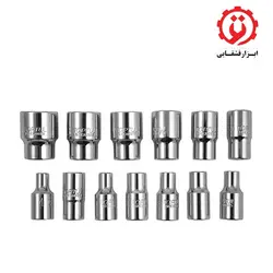 جعبه بکس 1/4 اینچ 6 پر 55 پارچه تاپ تول مدل GCAI5501