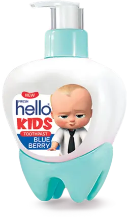 خمیر دندان پمپی کودک بلوبری بچه رییس