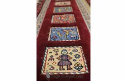 گلیم فرش چهار متری سیرجان کد 4097