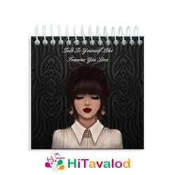 دفترچه 60 برگ مدل دختر کد D014