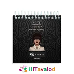 دفترچه 60 برگ مدل دختر کد D014