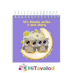 دفترچه 60 برگ مدل جغد کد D013