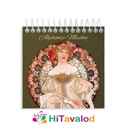 دفترچه 60 برگ مدل آلفونس موخا کد D011