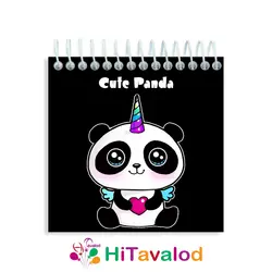 دفترچه 60 برگ مدل پاندا کد D009