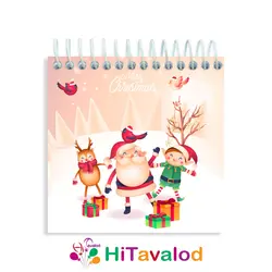 دفترچه 60 برگ مدل کریسمس کد D120
