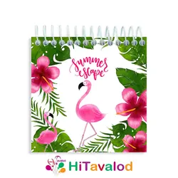 دفترچه 60 برگ مدل فلامینگو کد D116