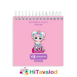 دفترچه 60 برگ مدل LOL کد D115