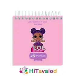 دفترچه 60 برگ مدل LOL کد D110