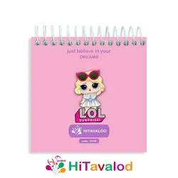 دفترچه 60 برگ مدل LOL کد D109