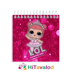 دفترچه 60 برگ مدل LOL کد D106
